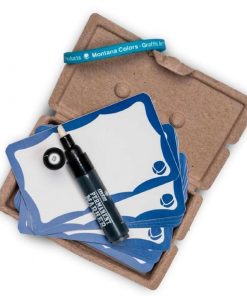 WTF Blue Frame Stickers